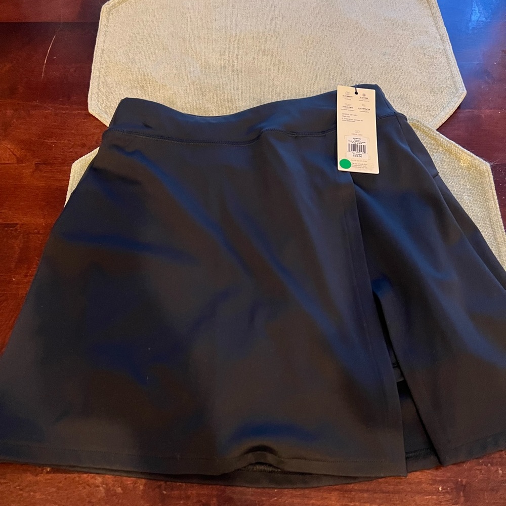 Womens overlap skort high-rise